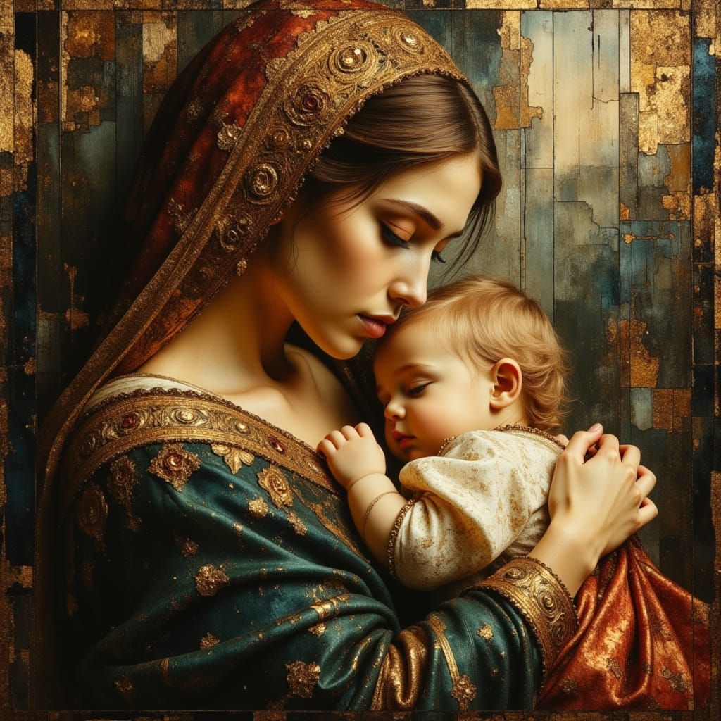 Madonna and Child in Renaissance Style