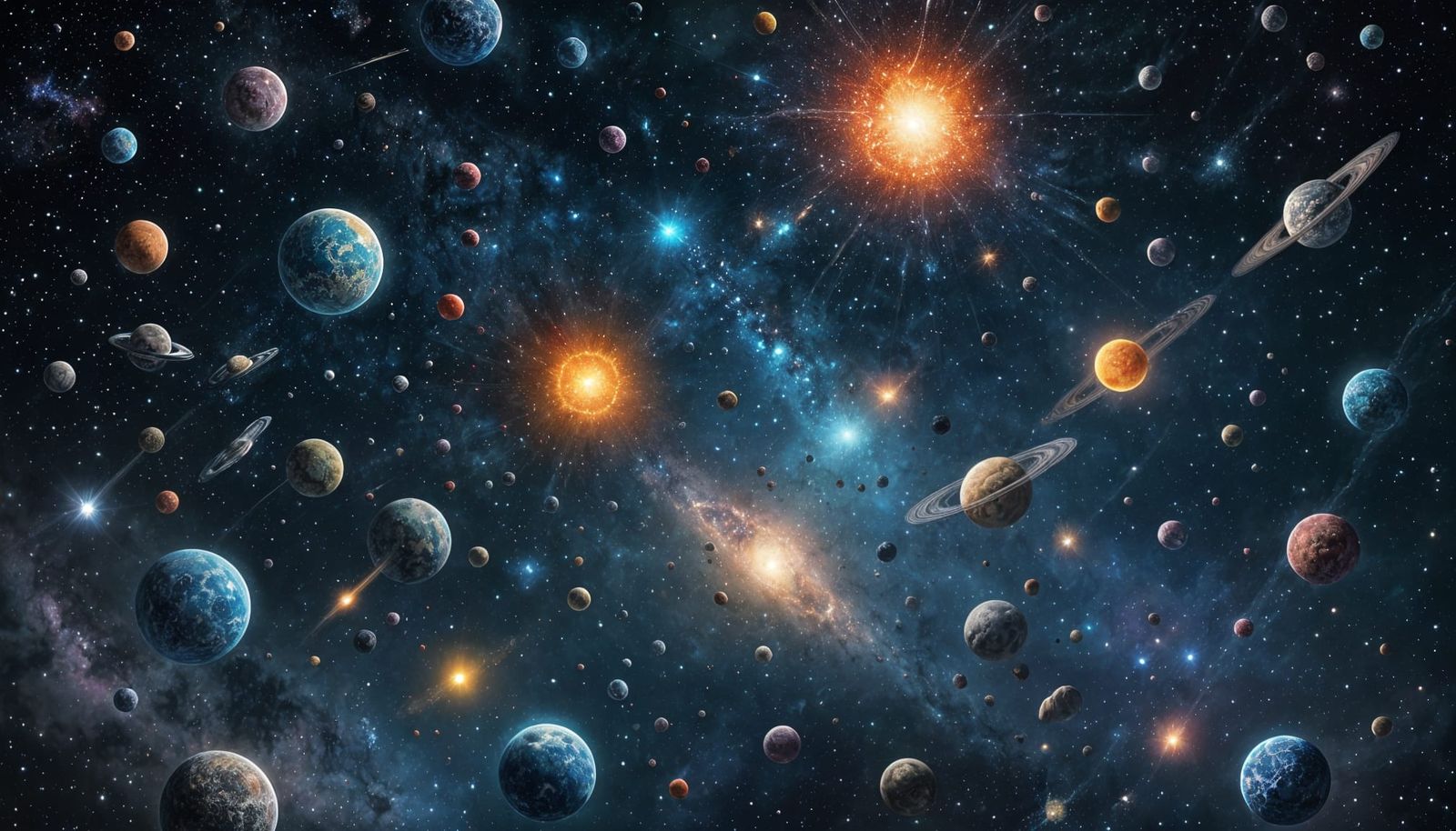 Cosmic Wonders in Vibrant Harmony