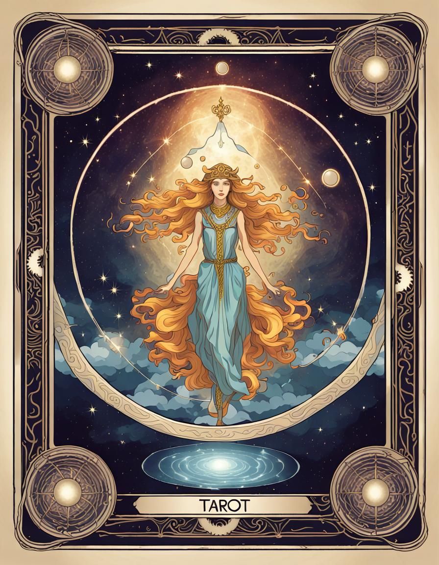 Enchanted Astral Realm in Elegant Frame