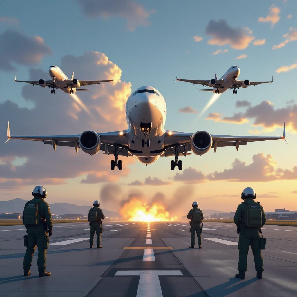 Combat Aircraft in Dramatic Nat Geo Style Takeoffs