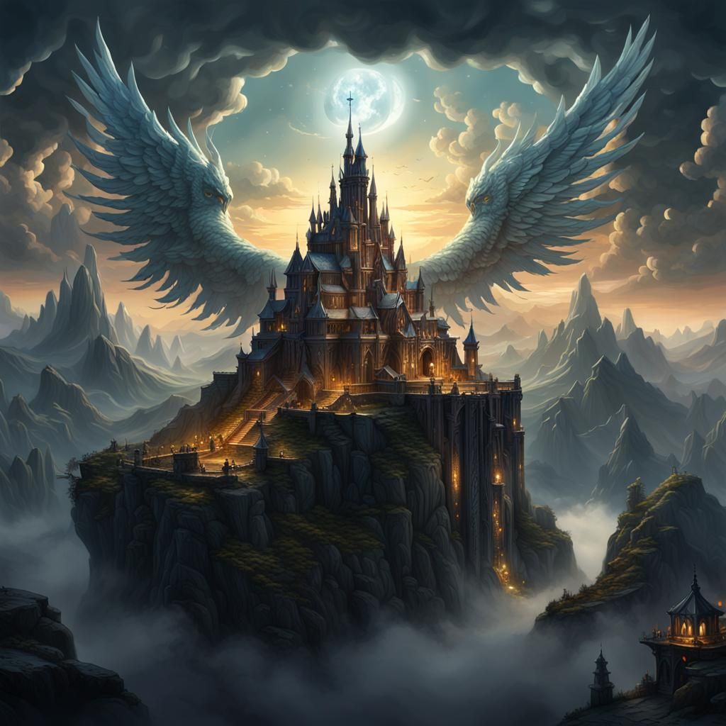 Stunningly Beautiful Dark Fantasy God Concept Art in 8K Reso...