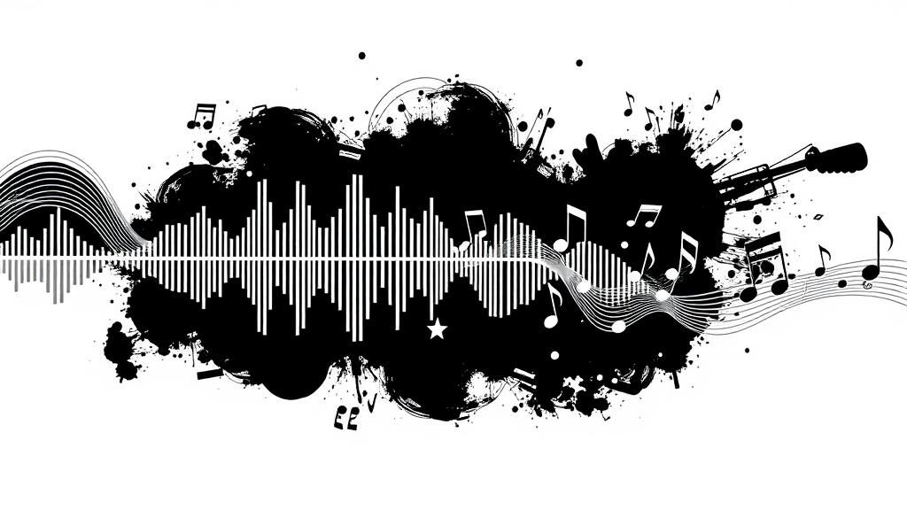 Abstract Rhythms in Monochrome