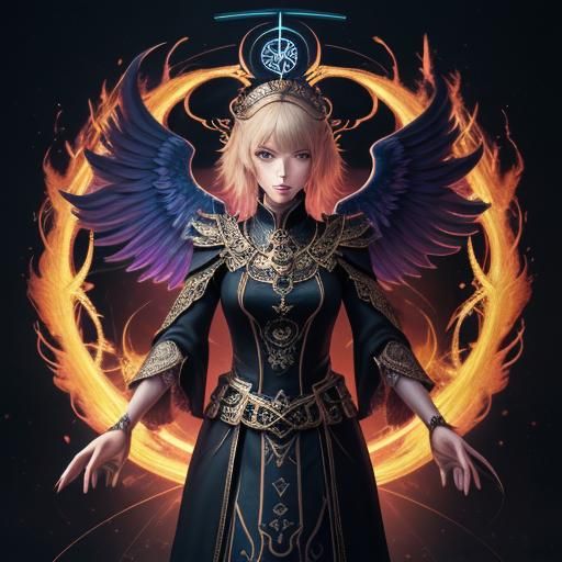 Mystical Taylor Swift Tarot Reader in Radiant Phoenix Flames