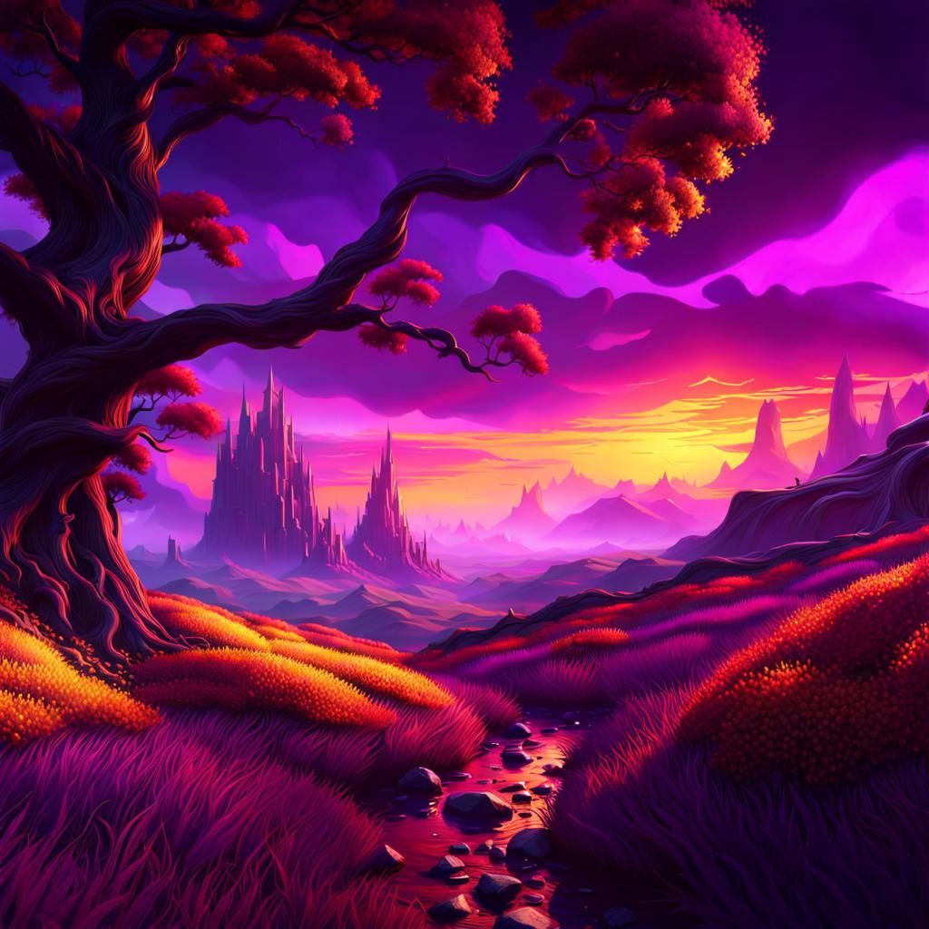 Cinematic fantasy landscape a masterpiece, 8k resolution, da...