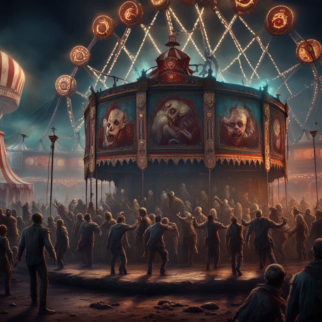 Fantastical Zombies Under the Big Top