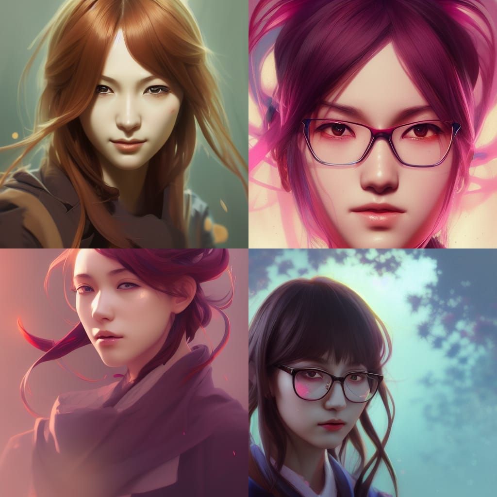 Ethereal Goddess in Triadic Colors