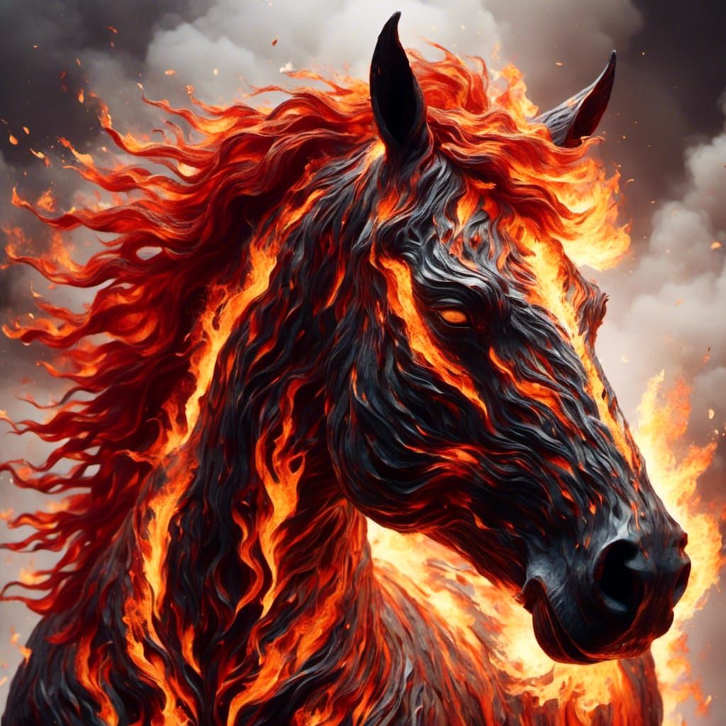 fire horse made entirely from fire <lora:Ignis:1.0>