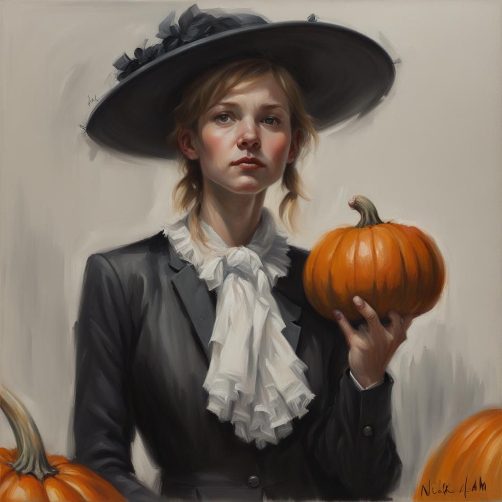 Glamorous Autumn Goddess in Thanksgiving Fashion