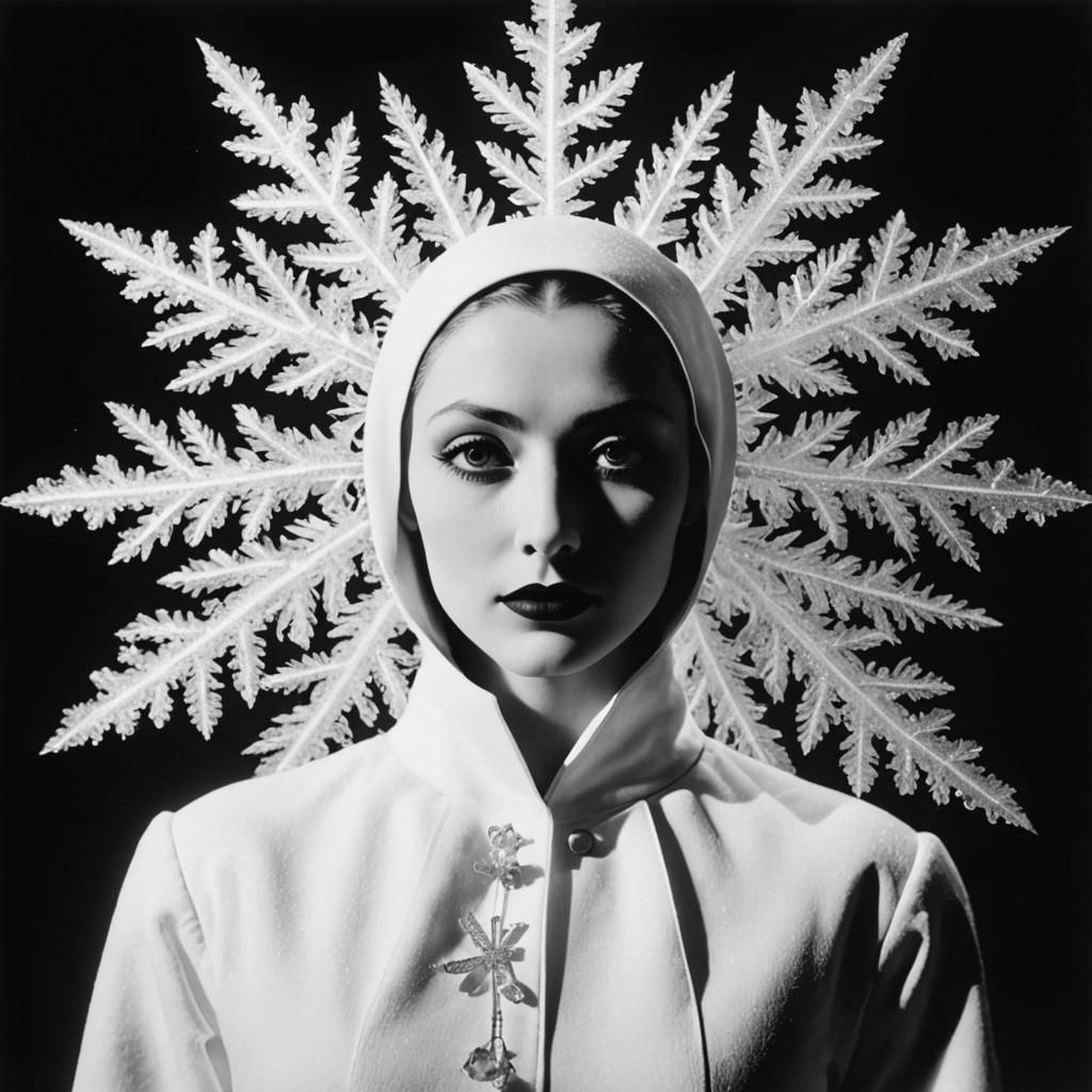 Snowflake  photogram Man Ray, rayograph, girl white shilloue...