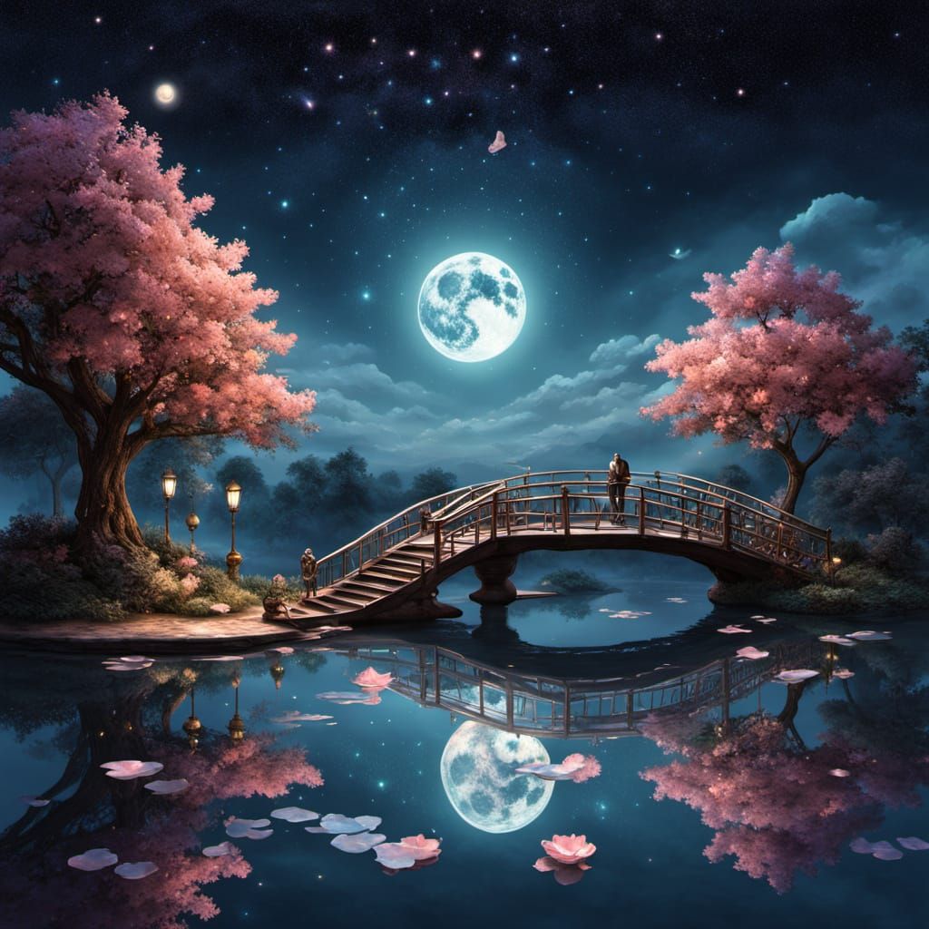 Ethereal Floating Island Café for Lovers