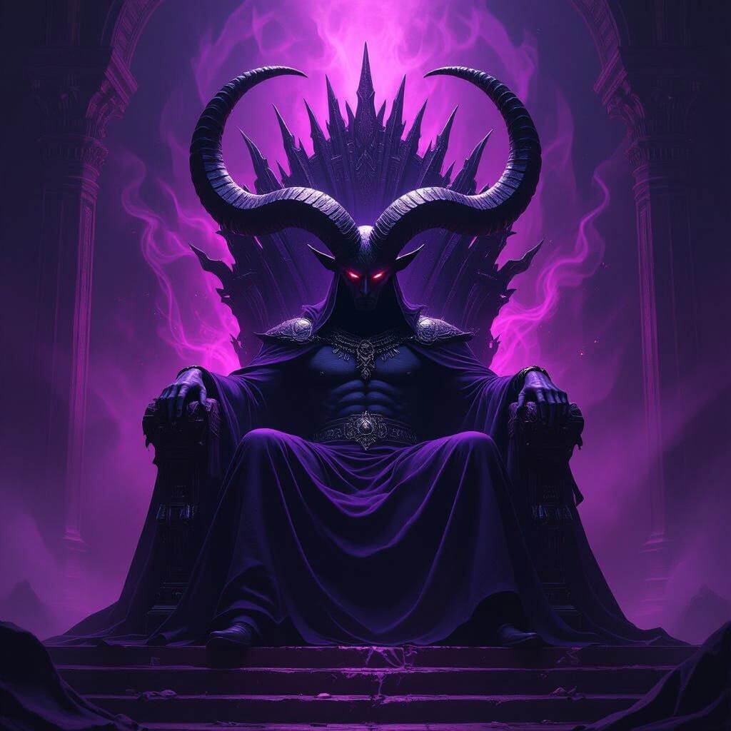 Sinister Ameer Nabarsis on Horned Throne