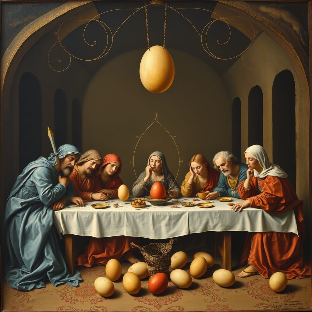 Surrealistic Masterpiece: The Last Supper