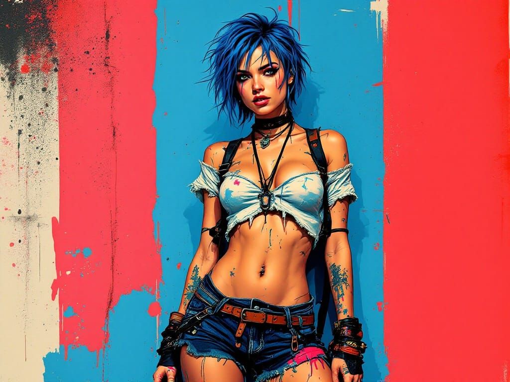 Rebel Heartbeat in the City Skyline