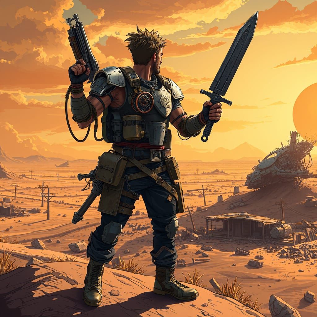 Last Man Standing in a Post-Apocalyptic Wasteland