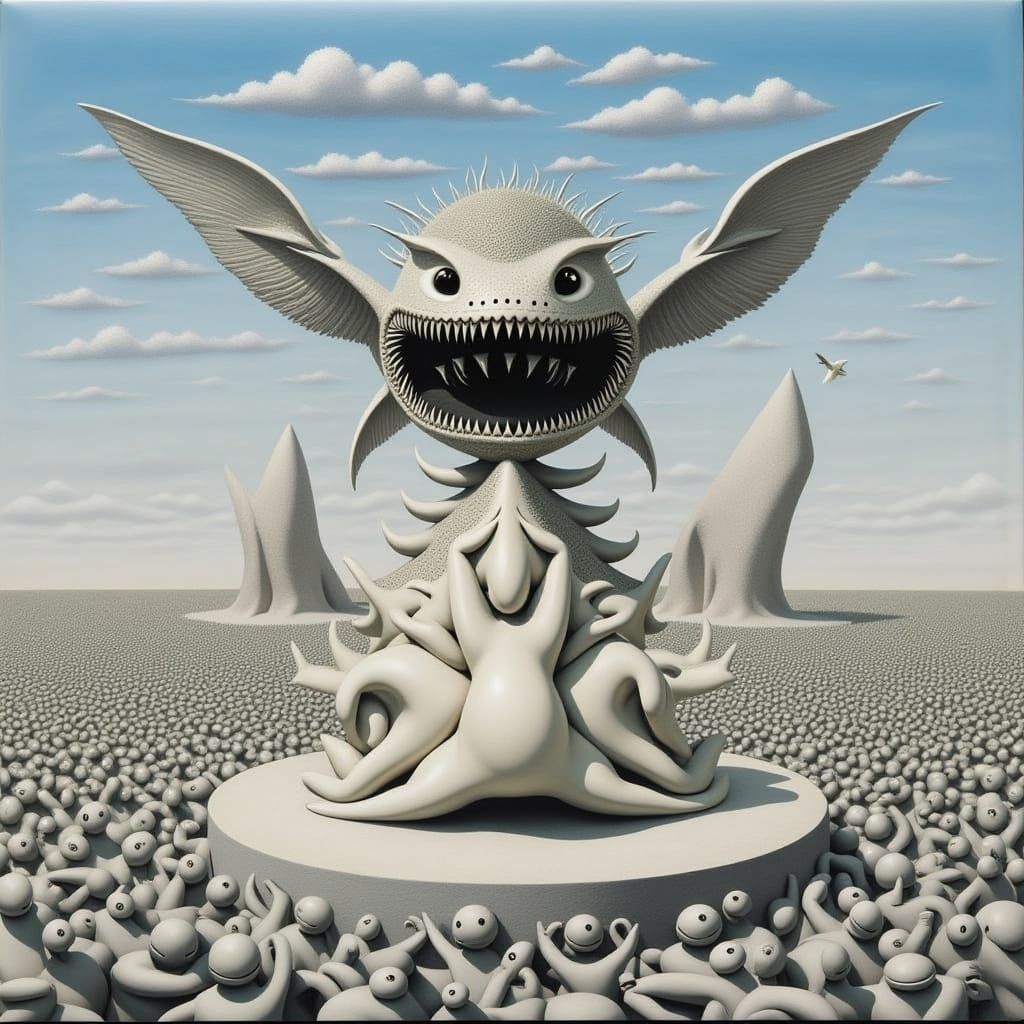 Surreal Coastal Monument Honors Mankind and Marine Life