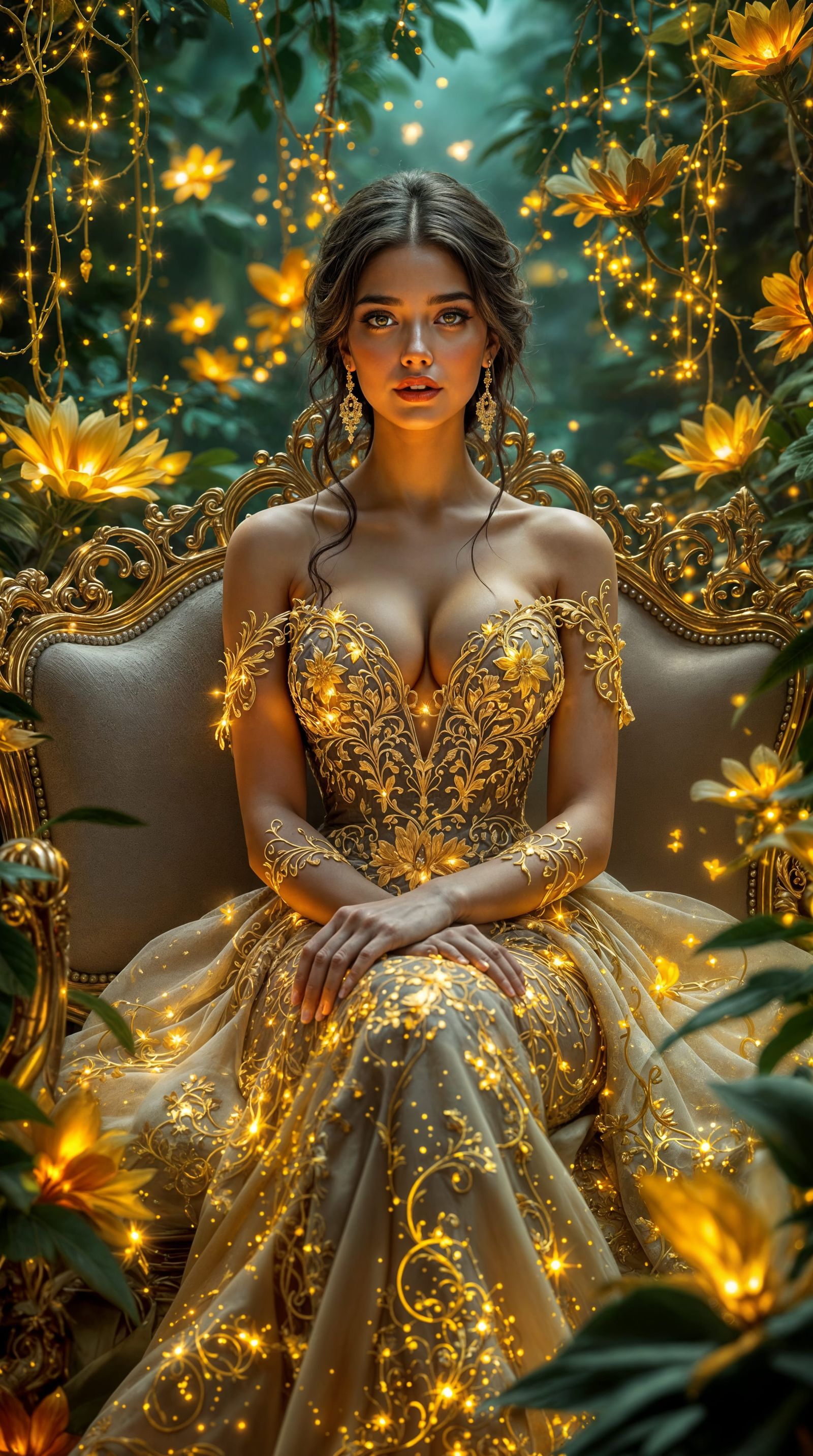 Gilded Goddess of the Golden Garden