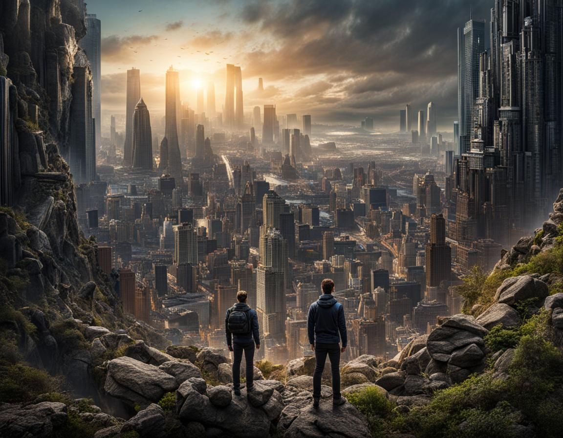 Humans in Ruins, Surveying a Post-Apocalyptic Landscape