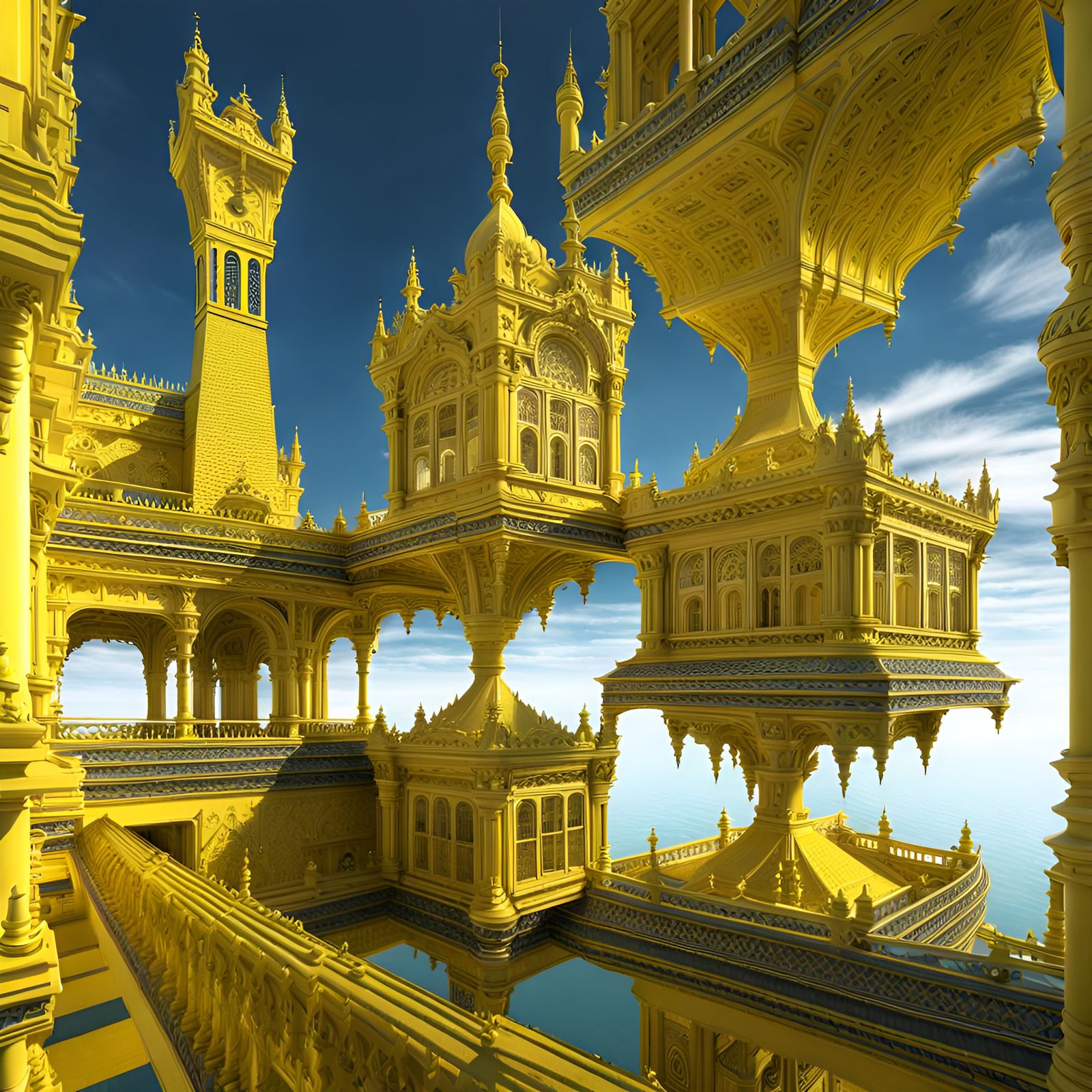 King in Yellow's Infinite Optical Illusion Palace