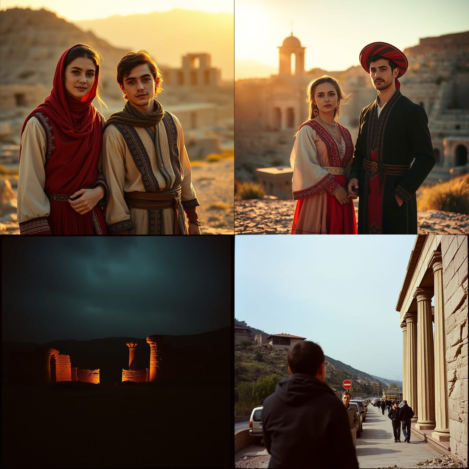 Traditional Turkish Couple in Epic Cinematic Style