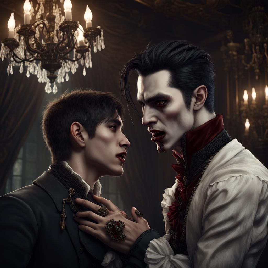 Ethereal Victorian Vampire Encounter