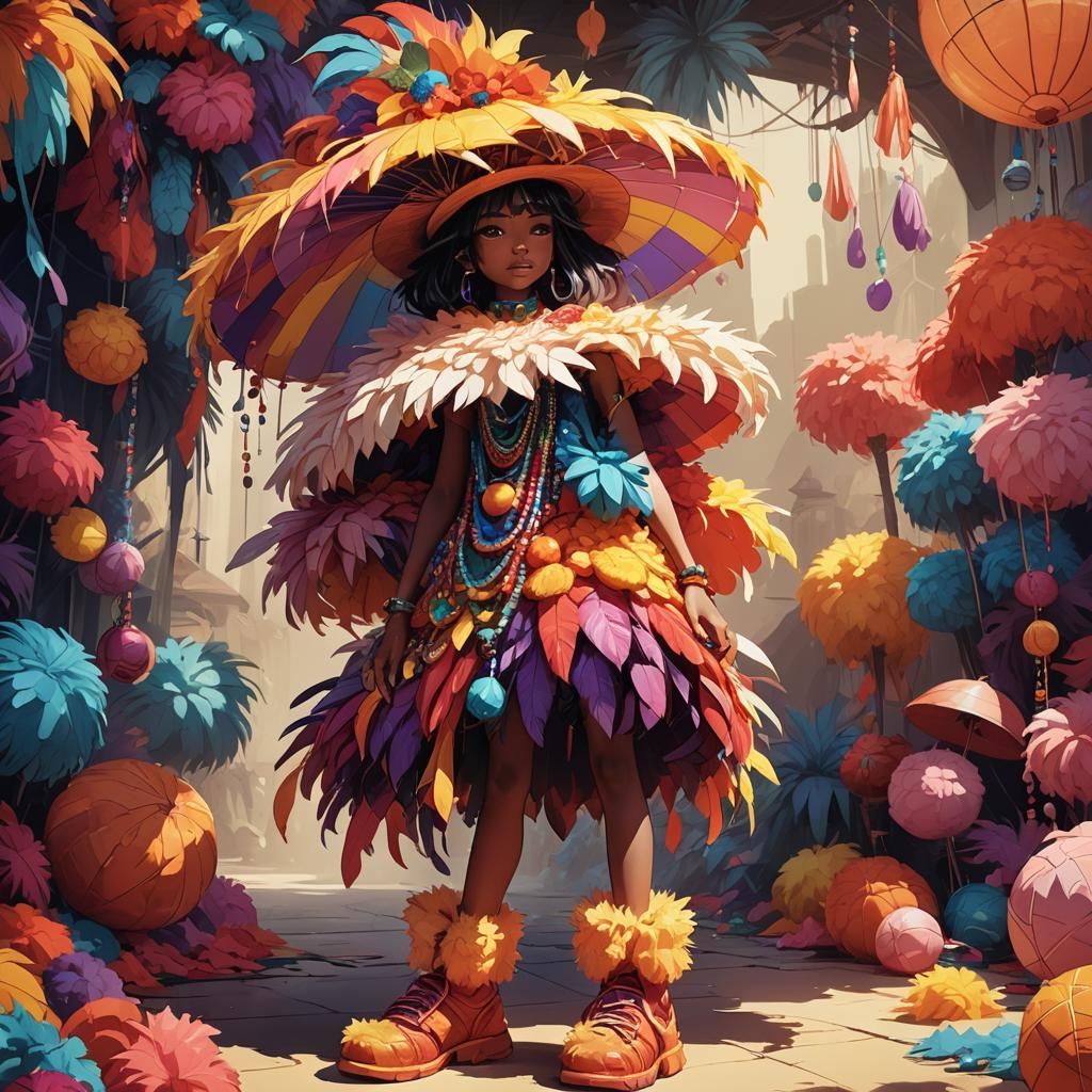 Colossal Sun Hat Fantasy Concept Art