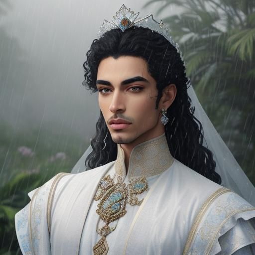 Regal Beauty in Rainy Splendor