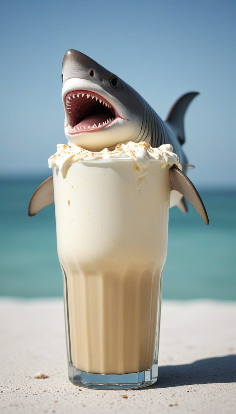Milkshakeshark: An AI Generated Hybrid Concept