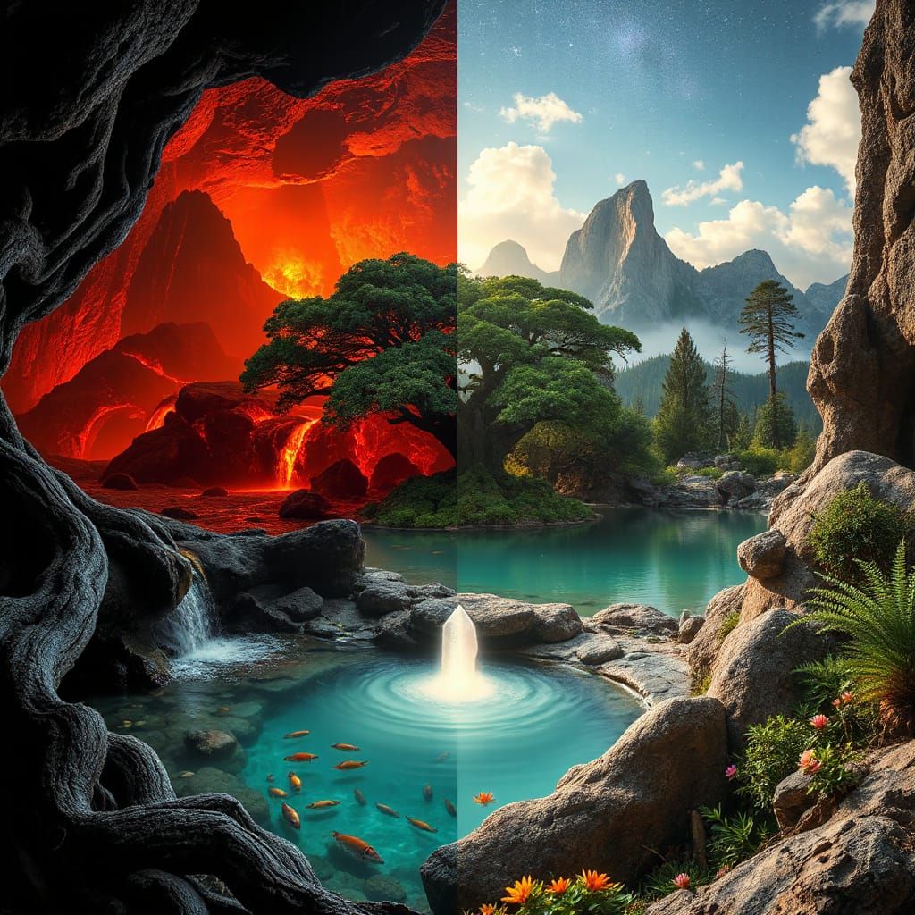 Four Elements Harmony in Balance