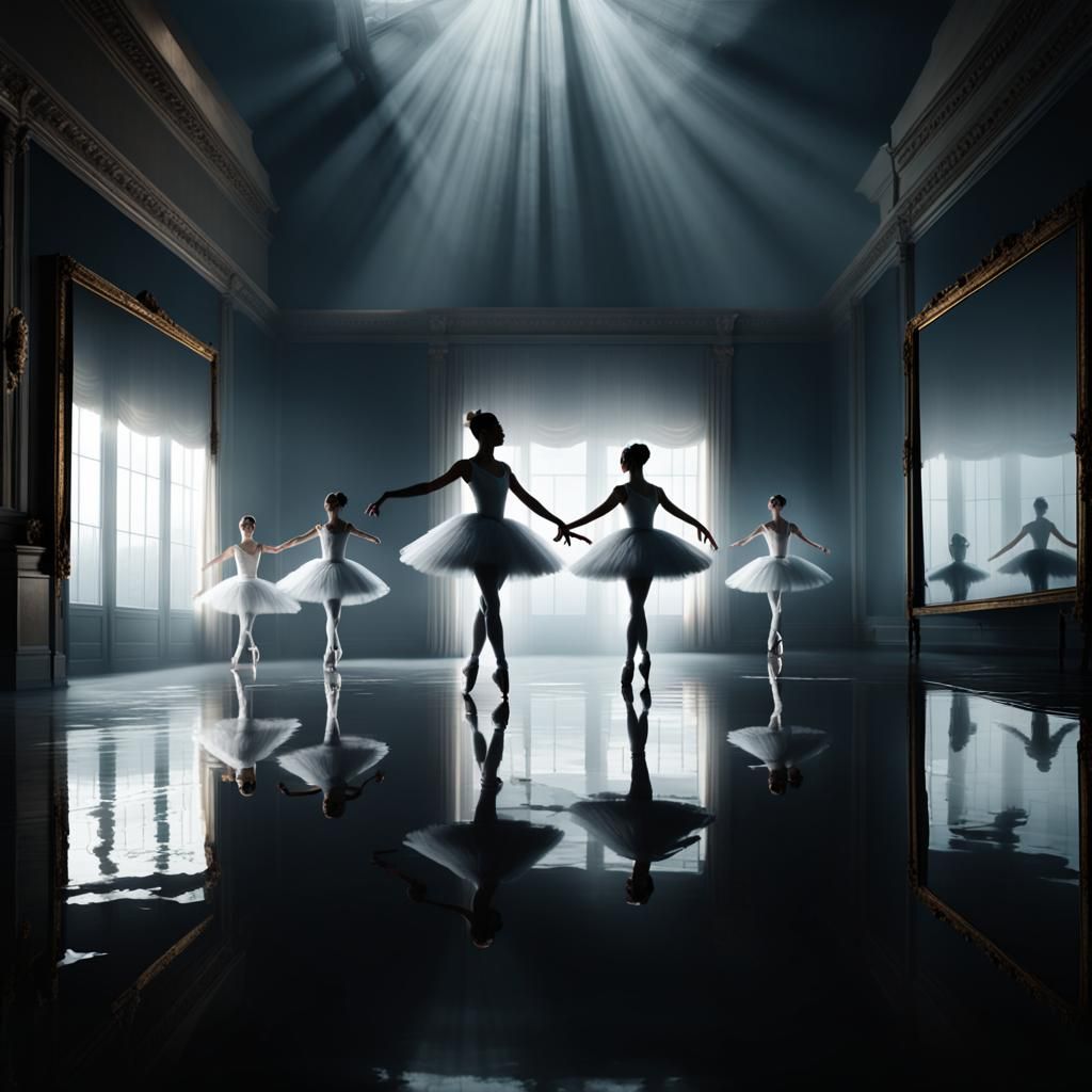 Surreal Ballet Dances with Ethereal Elegance in Dreamlike Re...
