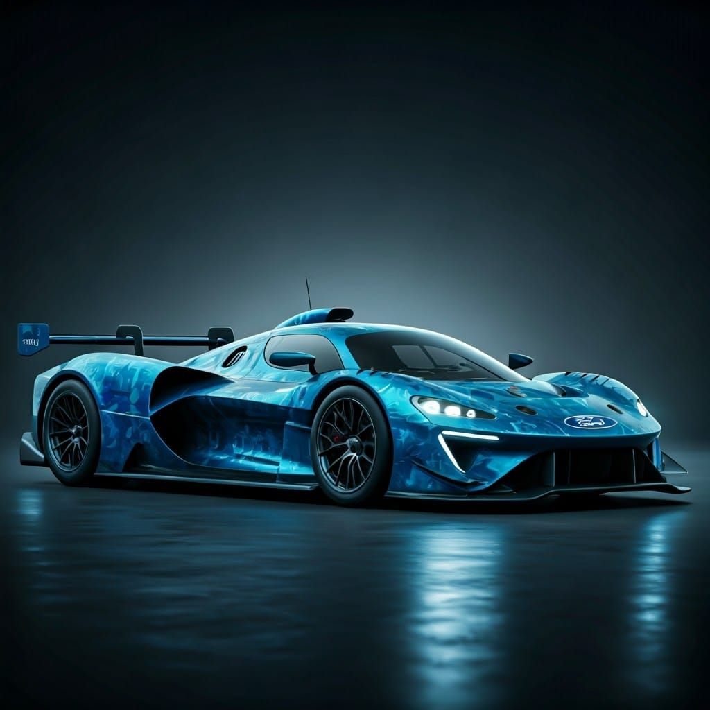 Cyberpunk-Inspired Ford MK IV LMP1 Le Mans Winner