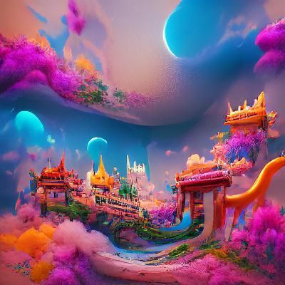 Epic Fantasy Realm Unveiled in Vibrant Colors