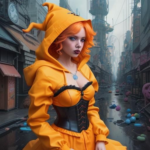 Surreal Wild Witch Reigns in Dystopian Candy City