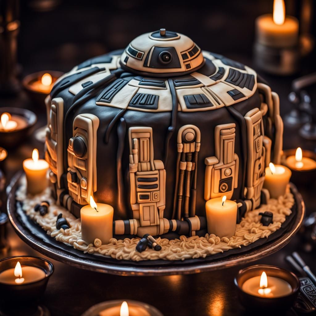 Cake in Star Wars style