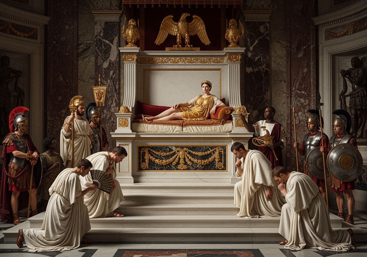 Empress Messalina in Lavish Ancient Rome Palace