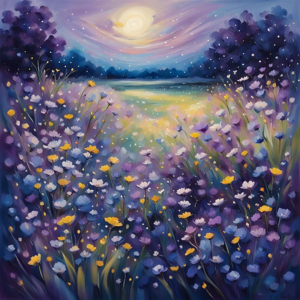 Enchanted Meadow at Twilight