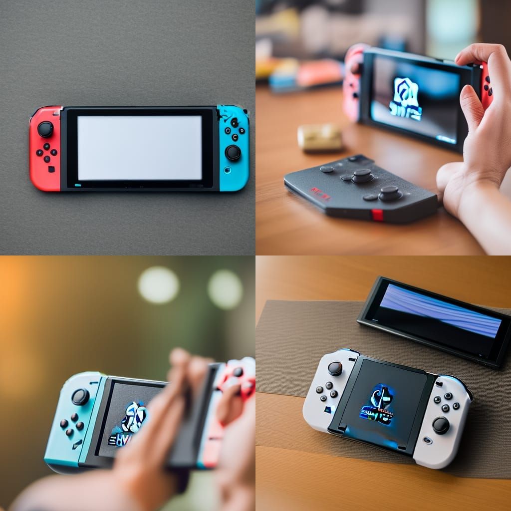 Nintendo Switch in Vivid Professional Photography