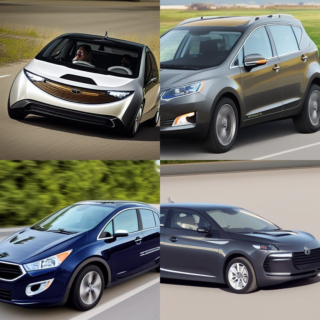 Abstract Futuristic Cityscape in Neon Hues