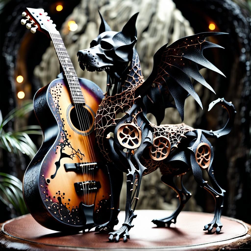 Ethereal Cave Concert in Dark, Gothic Splendor