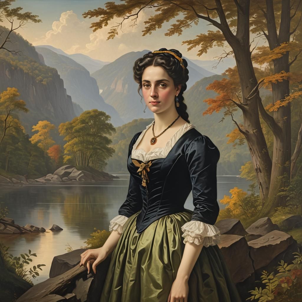 Classy Lady, Inspired by Hudson River School