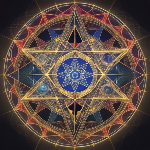 Sacred Geometry Masterpiece - Golden Ratio Harmony