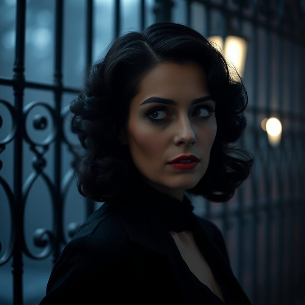 Ethereal Fantasy Portrait in a Vintage Aesthetic