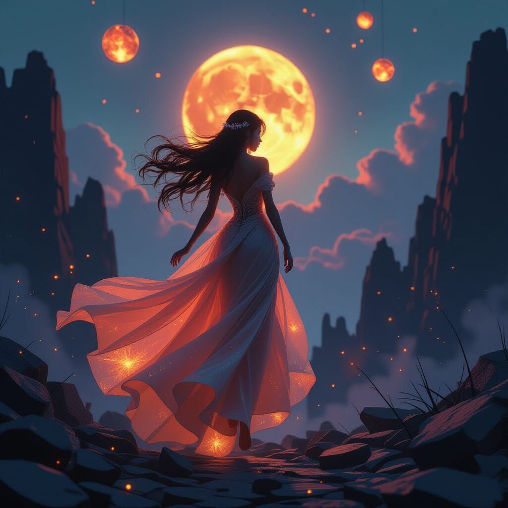 Vietnamese Digital Muse Descends in Anime Style