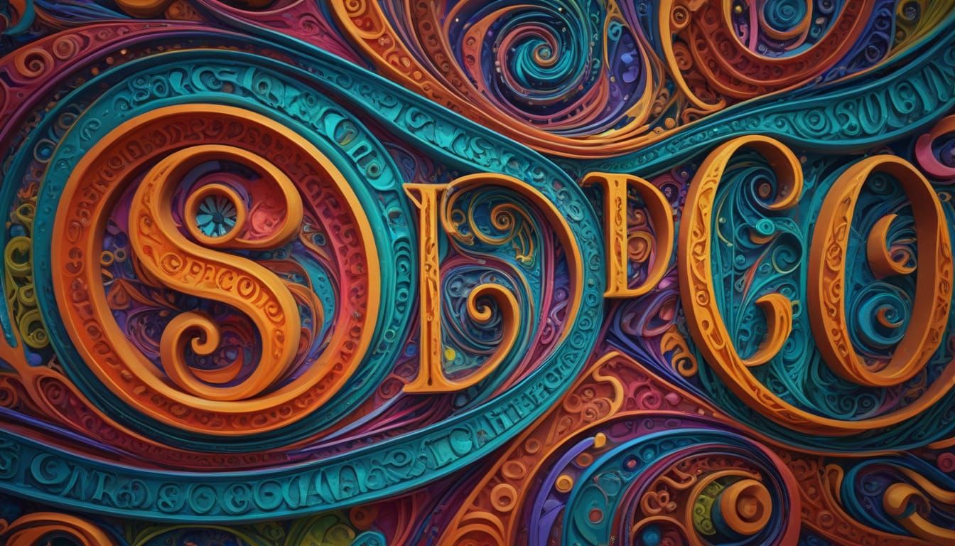 Surreal Close-Up of Supercalifragilisticexpialidocious in Di...