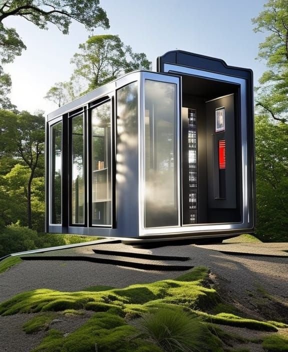 Baroque TARDIS Arrives in Nottingham Forest