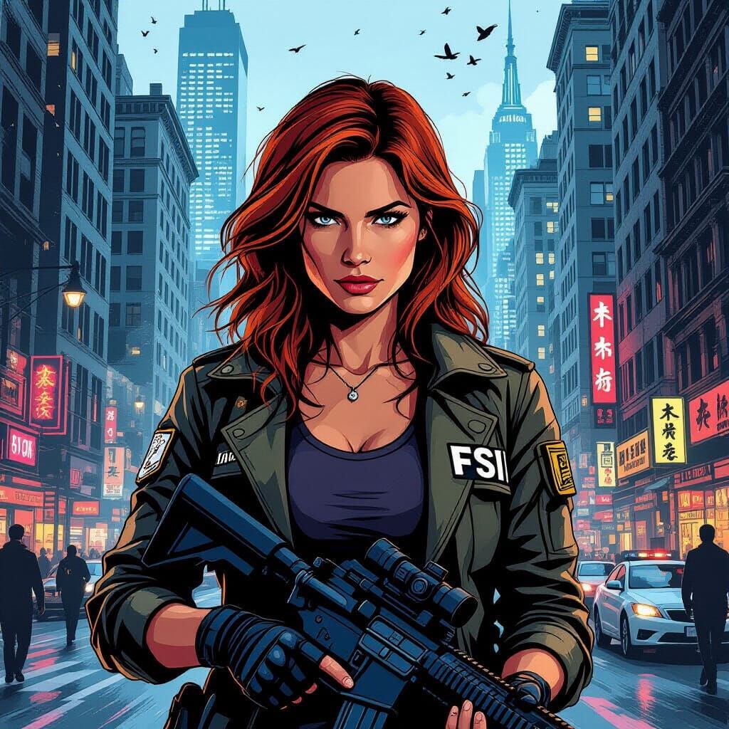FBI CSI Team Solves Crime in Gritty Comic Style