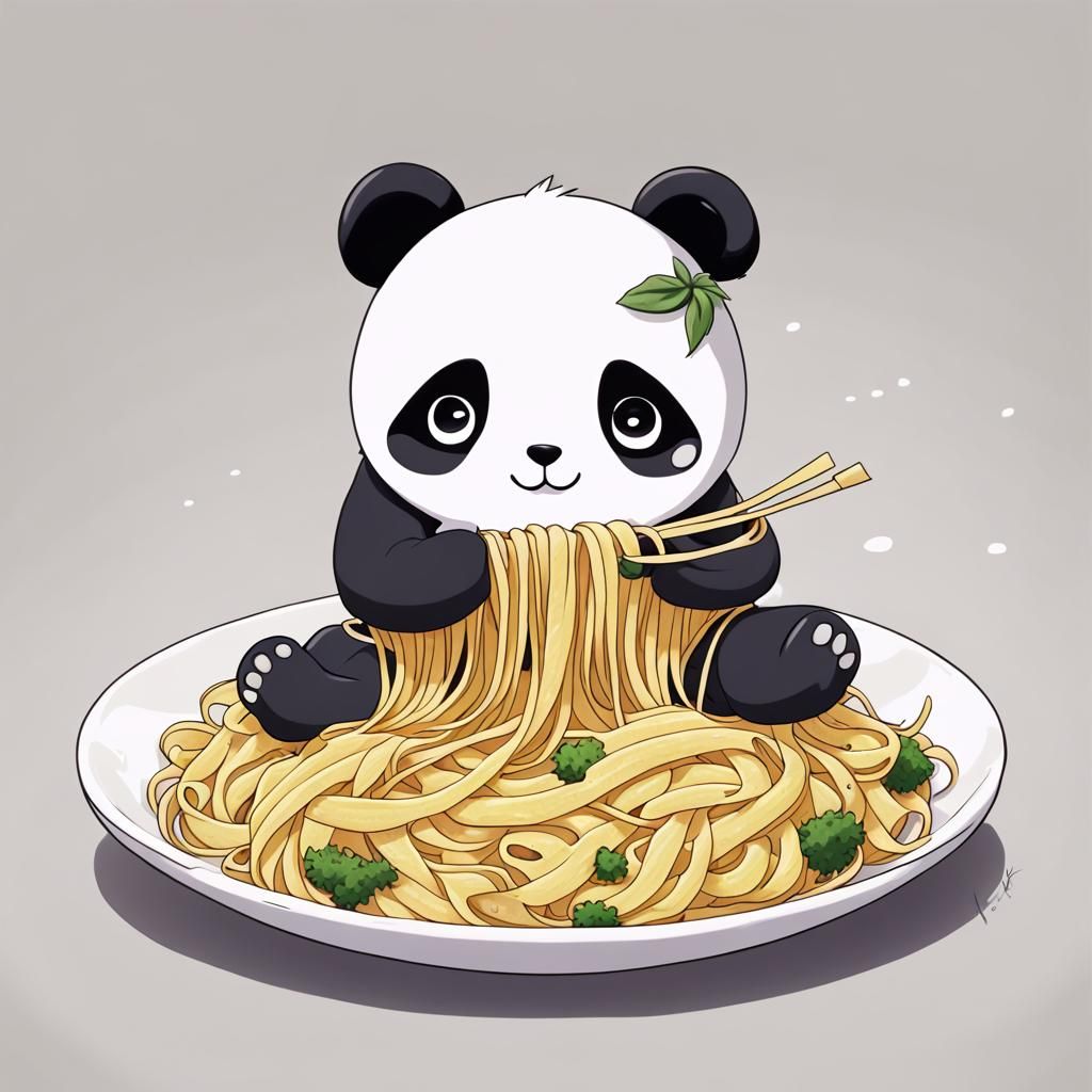 Pasta Panda Anime Key Visual