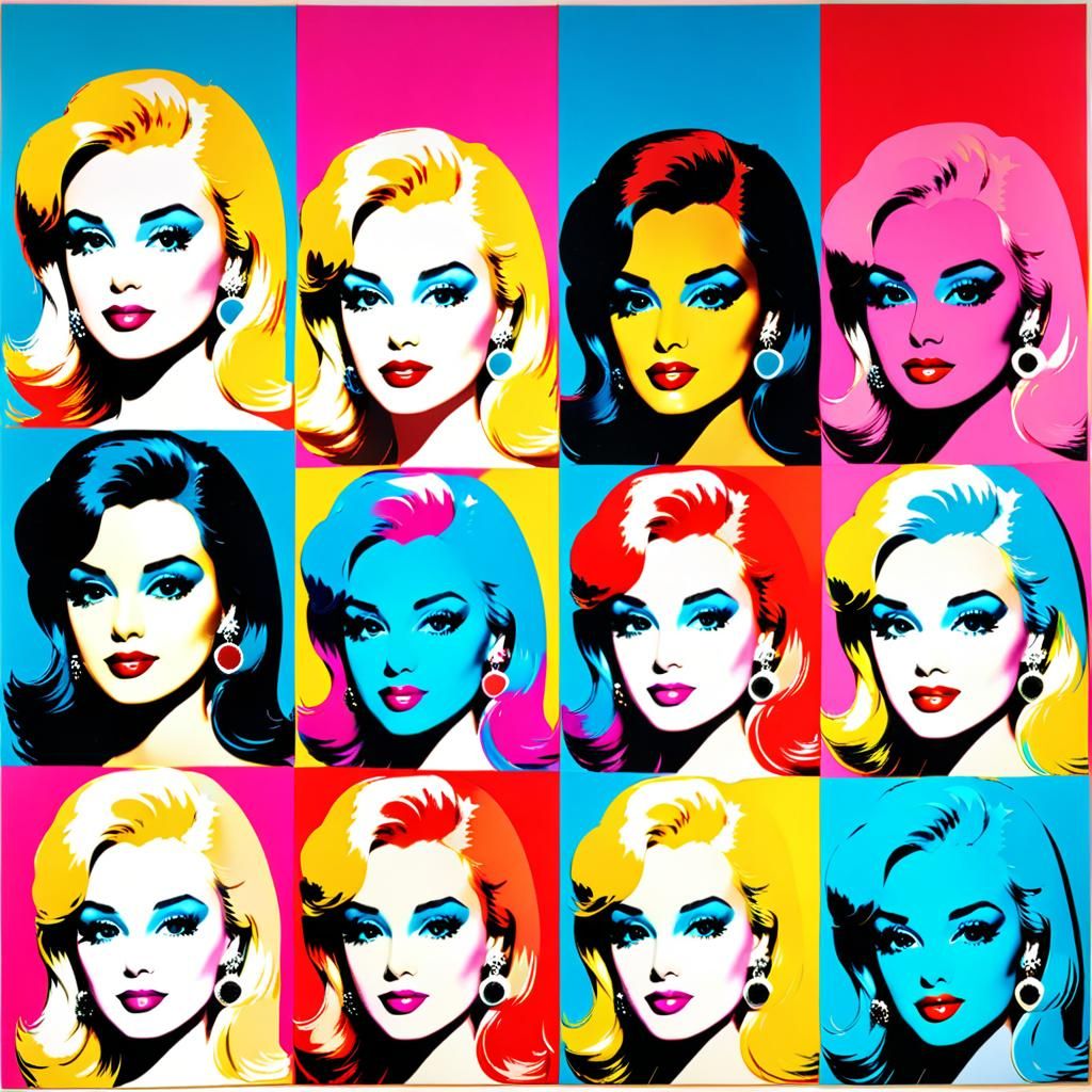 Pop Art Barbie in Vibrant Colors