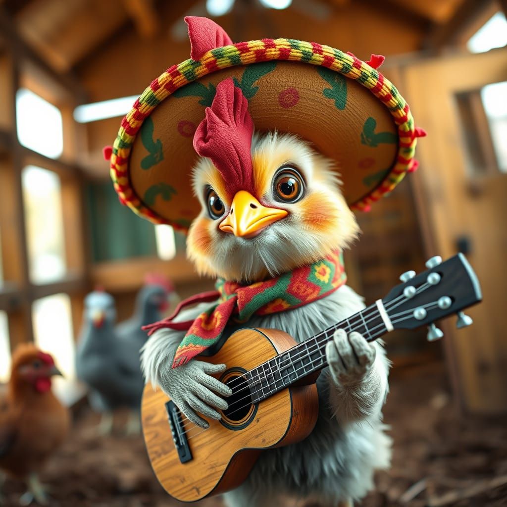 Chicken guitarist