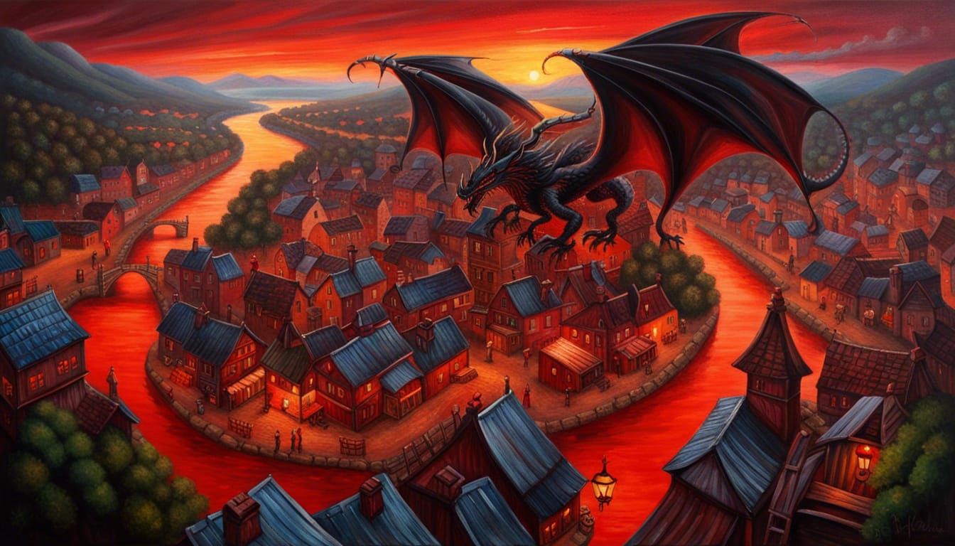 Blood-Red Sunsets Promise Danger