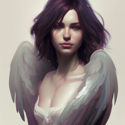 Angel Akatriel in Triadic Colors